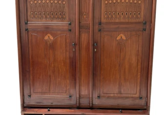 Arts & Crafts Armoire or Wardrobe by Jac. van den Bosch for 't Binnenhuis, 1910